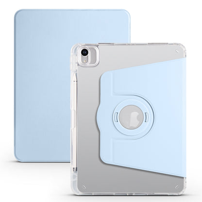 Clear Acrylic 360 Rotation Detachable Leather Tablet Case, For iPad Pro 11 2022 / Air 10.9 2022