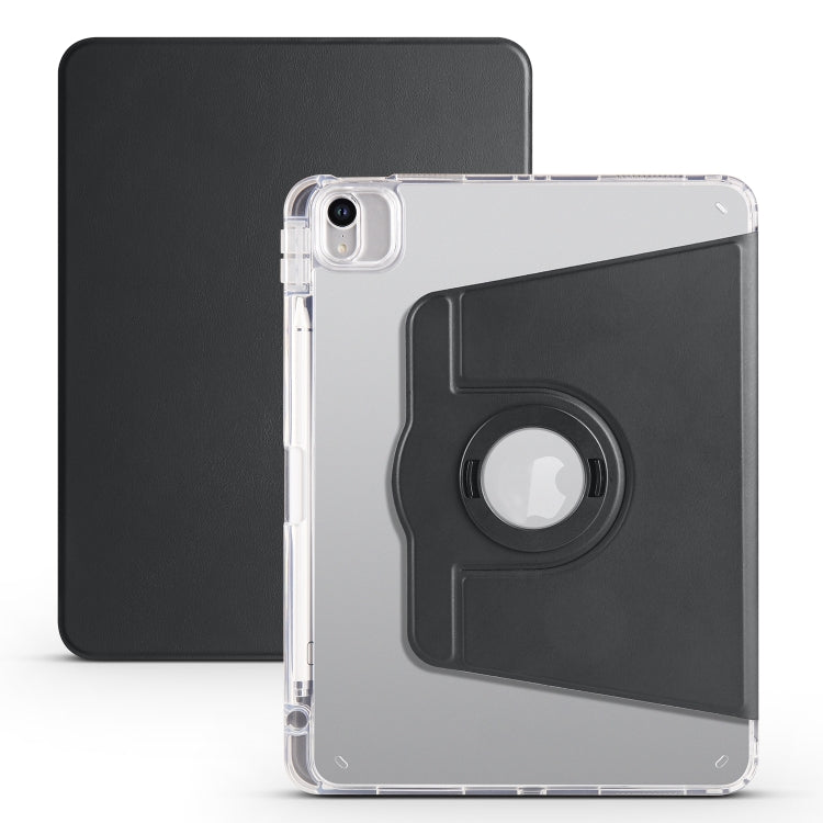Clear Acrylic 360 Rotation Detachable Leather Tablet Case, For iPad Pro 11 2022 / Air 10.9 2022