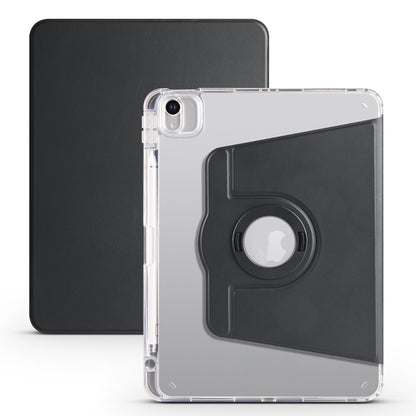 Clear Acrylic 360 Rotation Detachable Leather Tablet Case, For iPad Pro 11 2022 / Air 10.9 2022