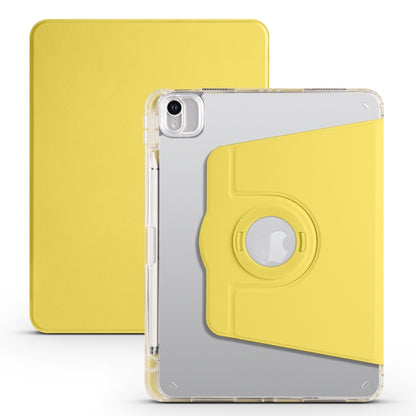 Clear Acrylic 360 Rotation Detachable Leather Tablet Case, For iPad Pro 11 2022 / Air 10.9 2022
