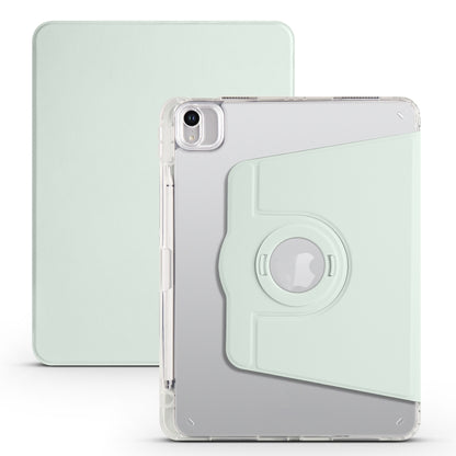 Clear Acrylic 360 Rotation Detachable Leather Tablet Case, For iPad Pro 11 2022 / Air 10.9 2022