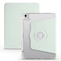 Clear Acrylic 360 Rotation Detachable Leather Tablet Case, For iPad Pro 11 2022 / Air 10.9 2022