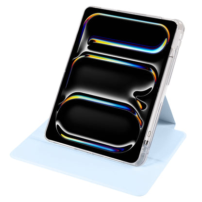 Clear Acrylic 360 Rotation Detachable Leather Tablet Case, For iPad Pro 13 2025 / 2024, For iPad Pro 11 2025 / 2024, For iPad Air 11 2025 / 2024, For iPad Air 13 2025 / 2024