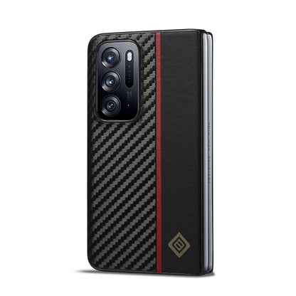 LC.IMEEKE 3 in 1 Carbon Fiber Texture Shockproof Phone Case