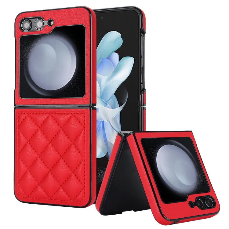 Rhombic Microfiber Folding Phone Case