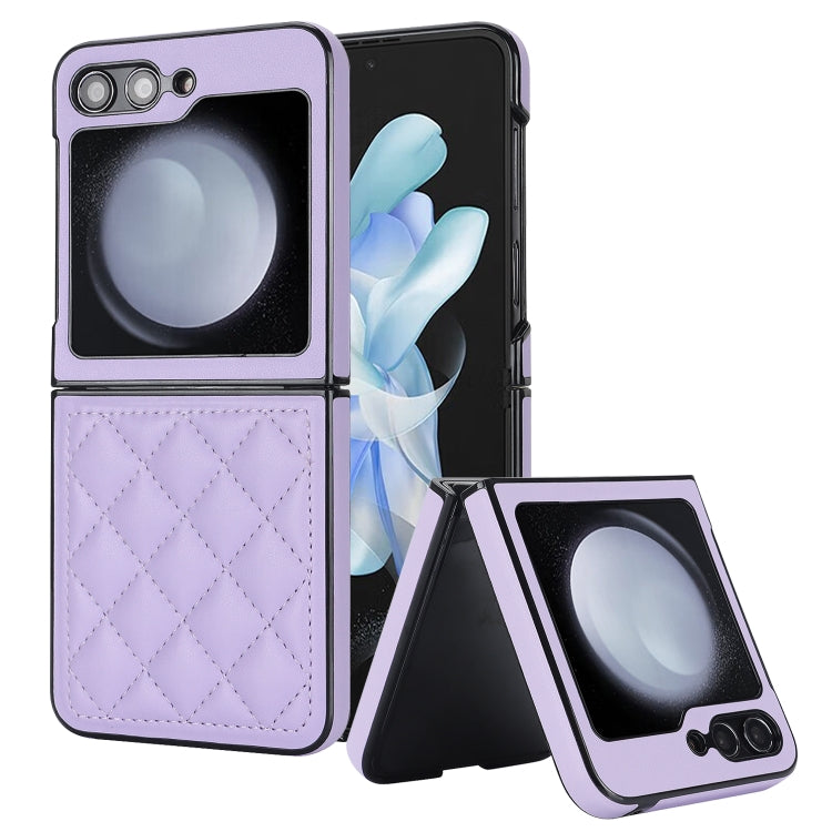 Rhombic Microfiber Folding Phone Case