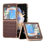 Crocodile Texture Genuine Leather Electroplating Phone Case, For Samsung Galaxy S23 FE 5G, For Samsung Galaxy Z Fold5, For Samsung Galaxy Z Flip5