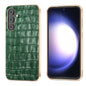 Crocodile Texture Genuine Leather Electroplating Phone Case, For Samsung Galaxy S23 FE 5G, For Samsung Galaxy Z Fold5, For Samsung Galaxy Z Flip5