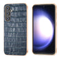 Crocodile Texture Genuine Leather Electroplating Phone Case, For Samsung Galaxy S23 FE 5G, For Samsung Galaxy Z Fold5, For Samsung Galaxy Z Flip5