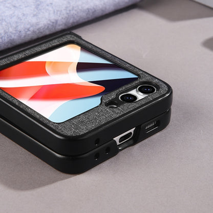 MagSafe Back Screen Film Integrated Cloth Texture Phone Case, For Samsung Galaxy Z Flip6 / Flip7 FE, For Samsung Galaxy Z Flip5