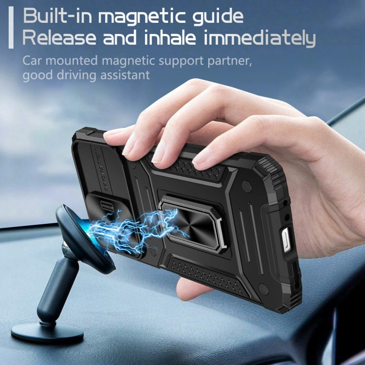 Camshield Robot TPU Hybrid PC Phone Case, For Redmi Note 12 4G / 5G Global, For Redmi Note 12 Pro Global, For Redmi Note 11 Pro 4G / 5G Global, For Redmi Note 11S Global