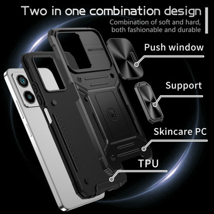 Camshield Robot TPU Hybrid PC Phone Case, For Redmi Note 12 4G / 5G Global, For Redmi Note 12 Pro Global, For Redmi Note 11 Pro 4G / 5G Global, For Redmi Note 11S Global