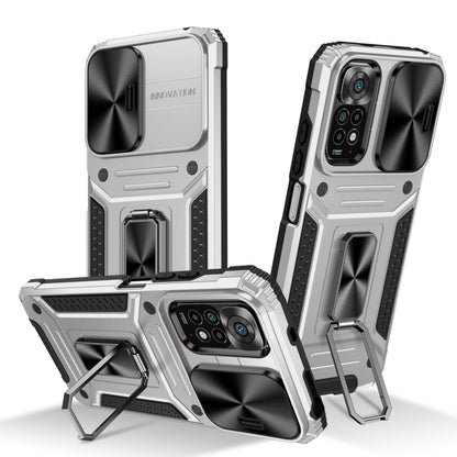 Camshield Robot TPU Hybrid PC Phone Case, For Redmi Note 12 4G / 5G Global, For Redmi Note 12 Pro Global, For Redmi Note 11 Pro 4G / 5G Global, For Redmi Note 11S Global