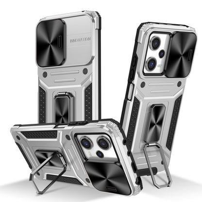 Camshield Robot TPU Hybrid PC Phone Case, For Redmi Note 12 4G / 5G Global, For Redmi Note 12 Pro Global, For Redmi Note 11 Pro 4G / 5G Global, For Redmi Note 11S Global