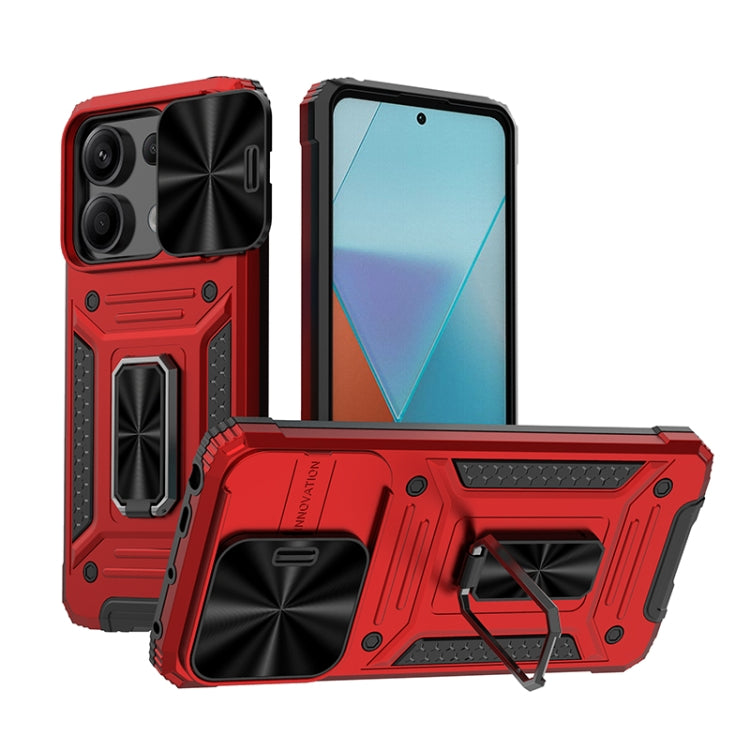 Camshield Robot TPU Hybrid PC Phone Case, For Xiaomi Redmi K70E 5G, For Xiaomi Redmi Note 13 5G, For Xiaomi Redmi Note 13 Pro 5G, For Xiaomi Redmi K60 Ultra