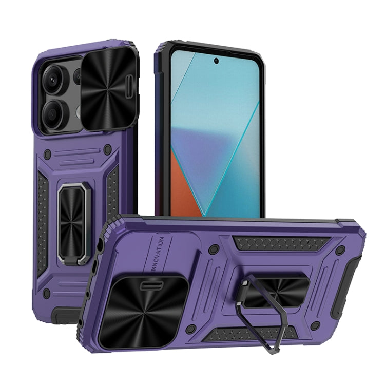 Camshield Robot TPU Hybrid PC Phone Case, For Xiaomi Redmi K70E 5G, For Xiaomi Redmi Note 13 5G, For Xiaomi Redmi Note 13 Pro 5G, For Xiaomi Redmi K60 Ultra