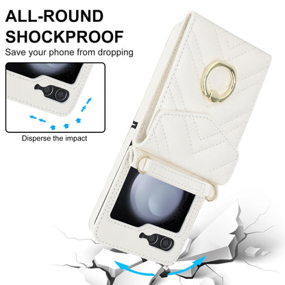 V-shaped RFID Card Slot Phone Case with Ring Holder