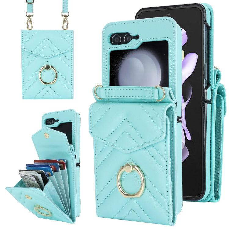 V-shaped RFID Card Slot Phone Case with Ring Holder