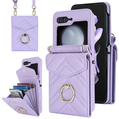 V-shaped RFID Card Slot Phone Case with Ring Holder