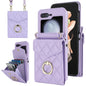 Diamond Lattice RFID Card Slot Phone Case with Ring Holder