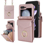 Litchi Texture RFID Card Slot Phone Case with Ring Holder