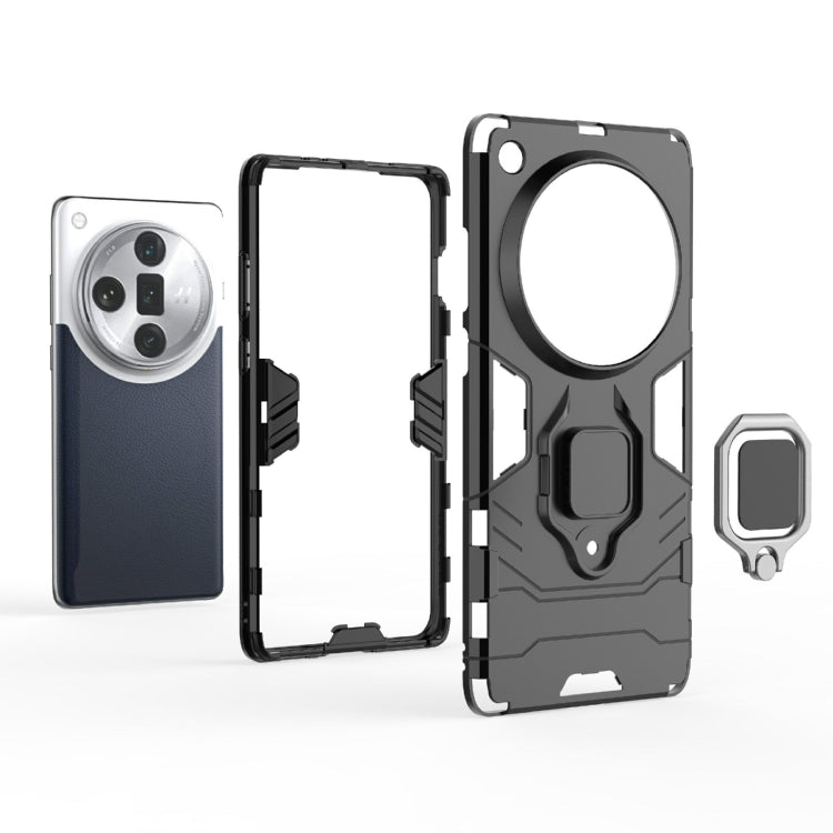 PC + TPU Shockproof Protective Phone Case with Magnetic Ring Holder