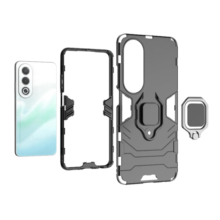 PC + TPU Shockproof Protective Phone Case with Magnetic Ring Holder