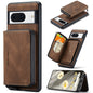 JEEHOOD Magnetic Zipper Wallet Phone Leather Case, For Google Pixel 8 Pro, For Google Pixel 8