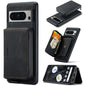 JEEHOOD Magnetic Zipper Wallet Phone Leather Case, For Google Pixel 8 Pro, For Google Pixel 8