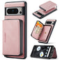 JEEHOOD Magnetic Zipper Wallet Phone Leather Case, For Google Pixel 8 Pro, For Google Pixel 8