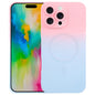 Liquid TPU Silicone Gradient MagSafe Phone Case, For iPhone Air, For iPhone 16 Pro Max, For iPhone 16 Pro, For iPhone 16 Plus