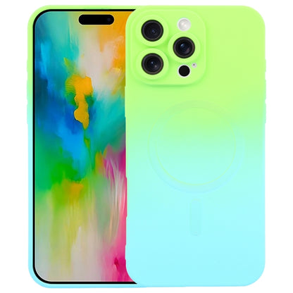 Liquid TPU Silicone Gradient MagSafe Phone Case, For iPhone Air, For iPhone 16 Pro Max, For iPhone 16 Pro, For iPhone 16 Plus