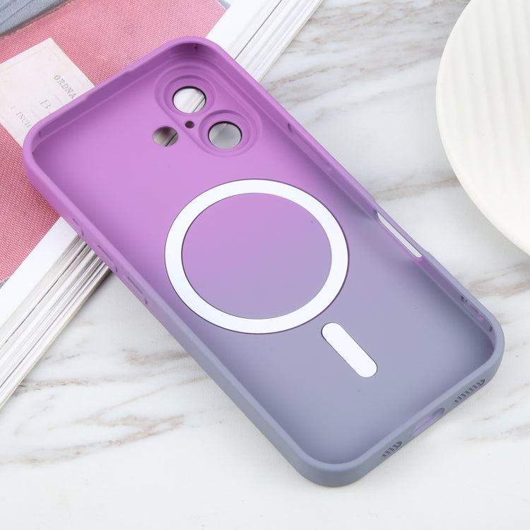 Liquid TPU Silicone Gradient MagSafe Phone Case