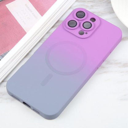 Liquid TPU Silicone Gradient MagSafe Phone Case