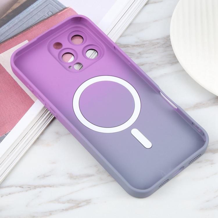 Liquid TPU Silicone Gradient MagSafe Phone Case