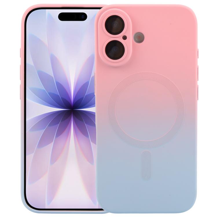 Liquid TPU Silicone Gradient MagSafe Phone Case, For iPhone 17e / 16e, For iPhone 17 Pro Max, For iPhone 17 Pro, For iPhone 17