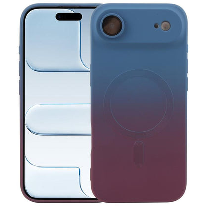 Liquid TPU Silicone Gradient MagSafe Phone Case, For iPhone Air, For iPhone 16 Pro Max, For iPhone 16 Pro, For iPhone 16 Plus