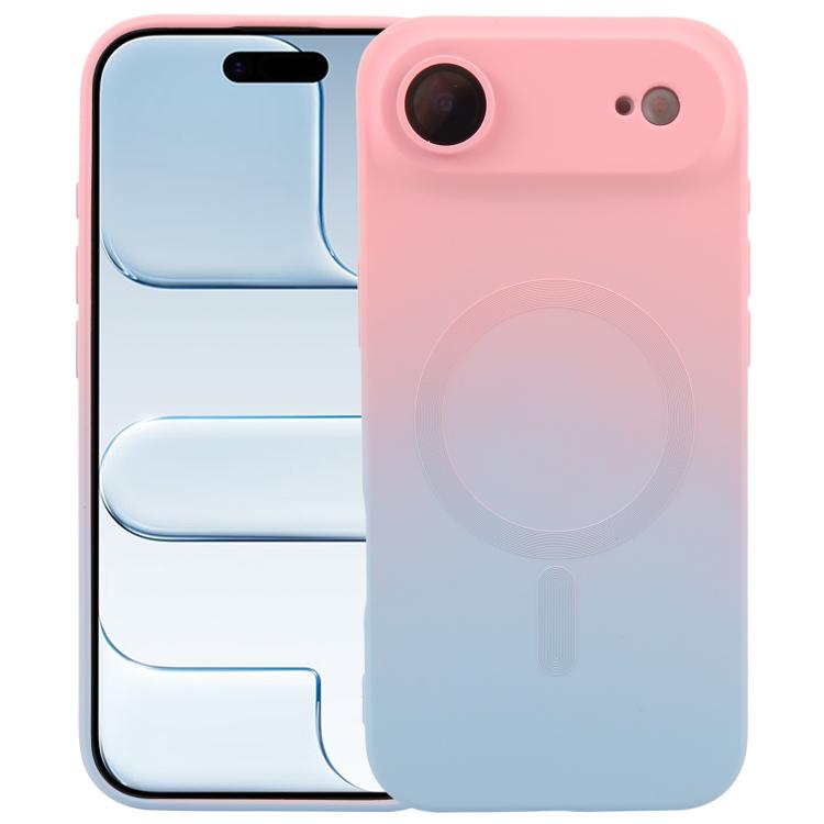 Liquid TPU Silicone Gradient MagSafe Phone Case, For iPhone Air, For iPhone 16 Pro Max, For iPhone 16 Pro, For iPhone 16 Plus