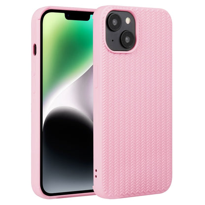 Weave Texture Silicone Phone Case, For iPhone 15