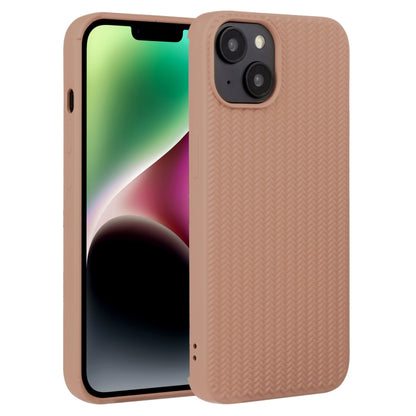 Weave Texture Silicone Phone Case, For iPhone 15 Pro, For iPhone 15 Plus