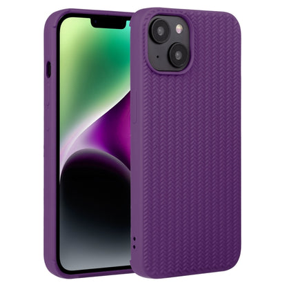 Weave Texture Silicone Phone Case, For iPhone 15 Pro, For iPhone 15 Plus