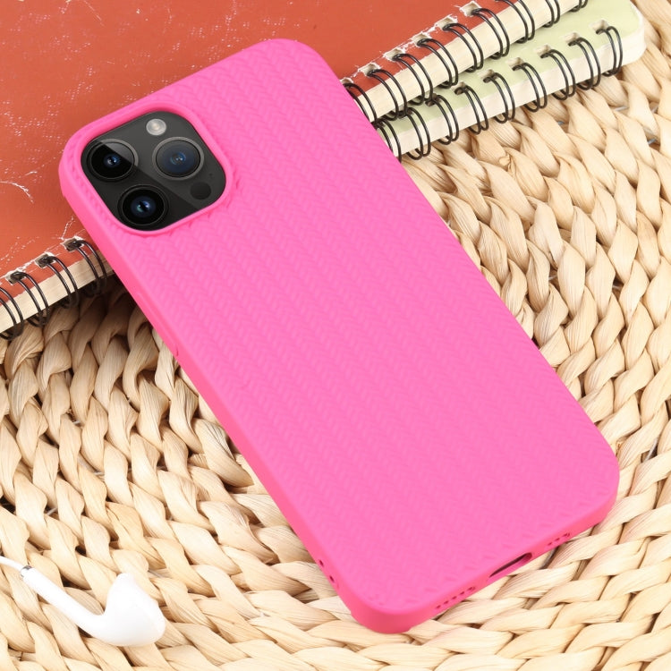 Weave Texture Silicone Phone Case, For iPhone 15 Pro, For iPhone 15 Plus