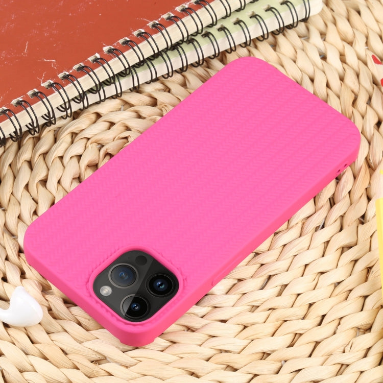 Weave Texture Silicone Phone Case, For iPhone 15 Pro, For iPhone 15 Plus