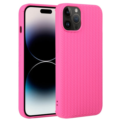 Weave Texture Silicone Phone Case, For iPhone 16, For iPhone 15 Pro Max