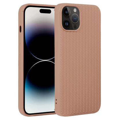Weave Texture Silicone Phone Case, For iPhone 16, For iPhone 15 Pro Max