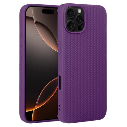 Weave Texture Silicone Phone Case, For iPhone 16e, For iPhone 16 Pro Max