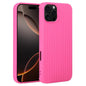 Weave Texture Silicone Phone Case, For iPhone 16 Pro, For iPhone 16 Plus