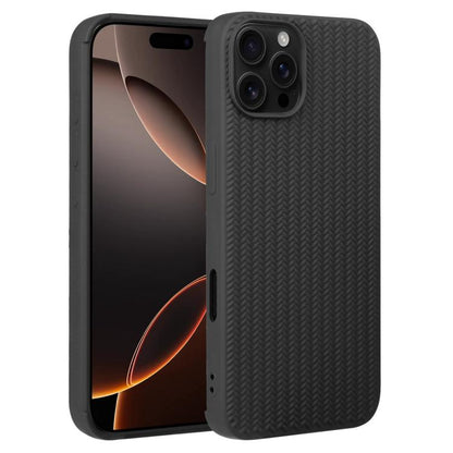 Weave Texture Silicone Phone Case, For iPhone 16 Pro, For iPhone 16 Plus