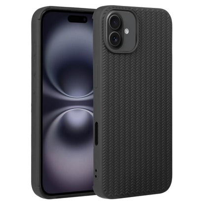 Weave Texture Silicone Phone Case, For iPhone 16 Pro, For iPhone 16 Plus