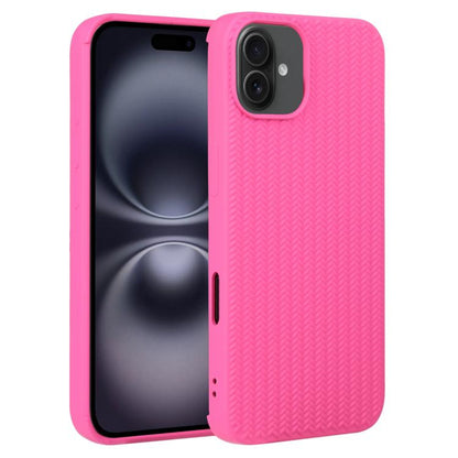 Weave Texture Silicone Phone Case, For iPhone 16, For iPhone 15 Pro Max